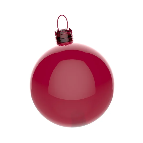 Töm 3d Christmas ornament på vit bakgrund — Stockfoto