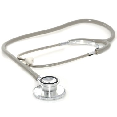 Tek stetoskop izole
