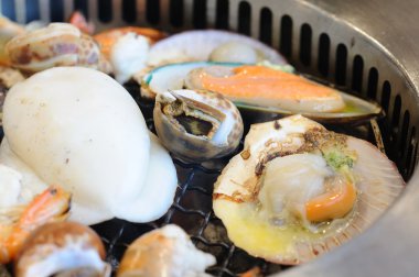 Taze deniz ürünleri açık büfe 