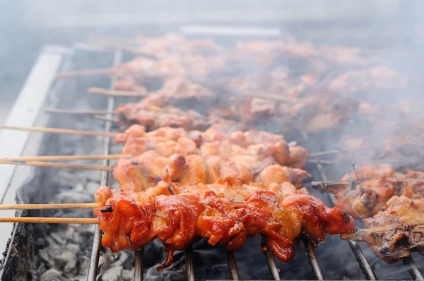 Palitos de cerdo asados — Foto de Stock