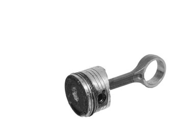 Kırık ve kullanılan pistonlu aksesuarları ile