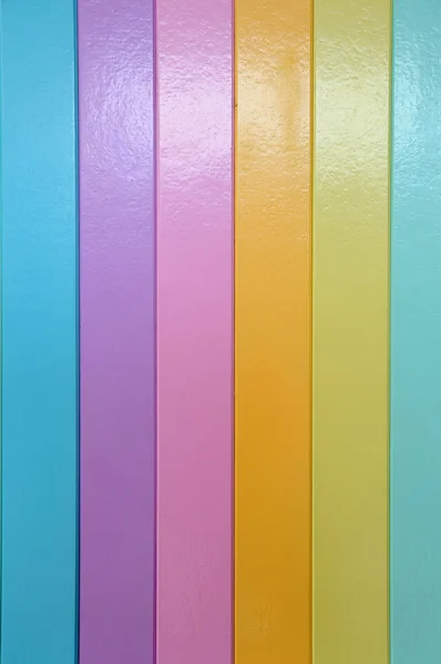 Multicolor Wooden Plank Wall Background — Stock Photo, Image