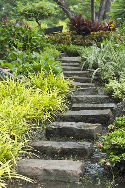 Escaleras de piedra natural — Foto de Stock