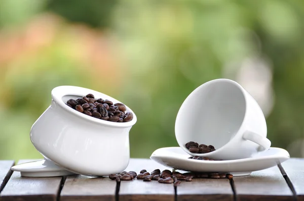 Kaffe kopp set — Stockfoto