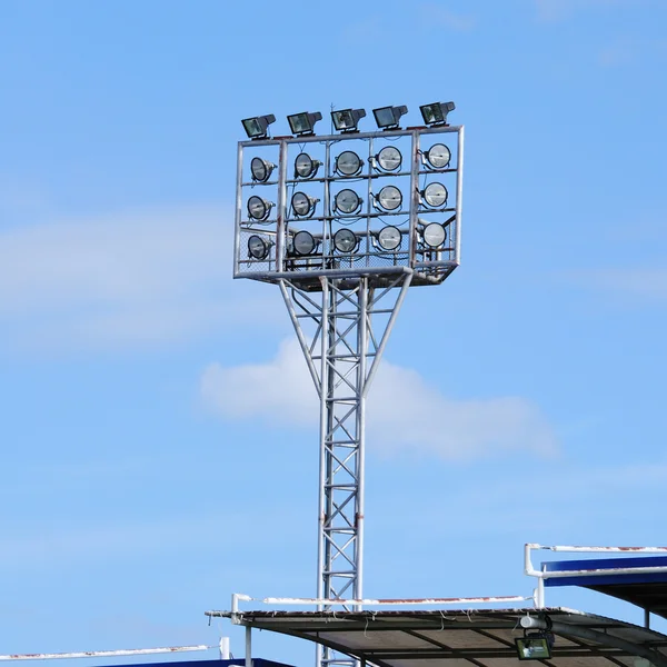 Spot light no estádio — Fotografia de Stock