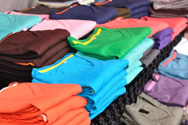Multicolor t-shirts — Stock Photo, Image