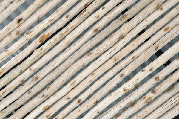 Wooden reeds pattern — Stock Photo, Image