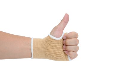 Adam el bilek-destek koruma ile