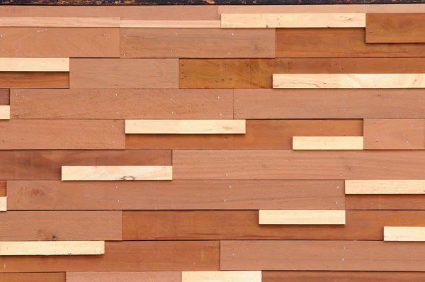 Parede de madeira multicolor para fundo — Fotografia de Stock
