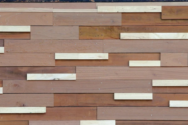 Parede de madeira multicolor — Fotografia de Stock