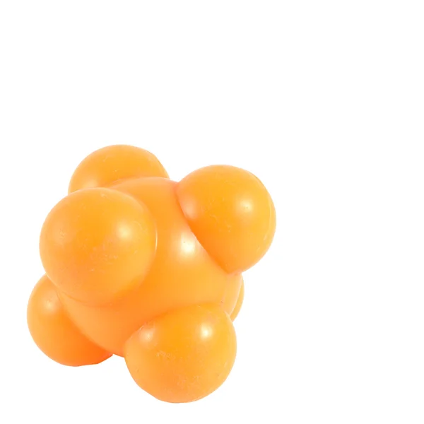 Oranje bal rubber massage — Stockfoto