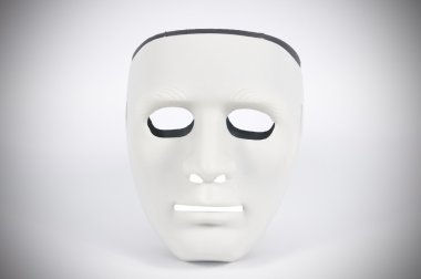 Siyah ve beyaz beyaz maskeler