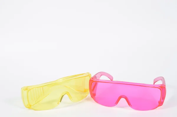 Färg skyddsglasögon — Stockfoto