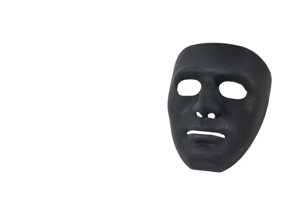 Máscara preta como o comportamento humano — Fotografia de Stock