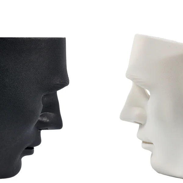 Máscaras como o comportamento humano — Fotografia de Stock
