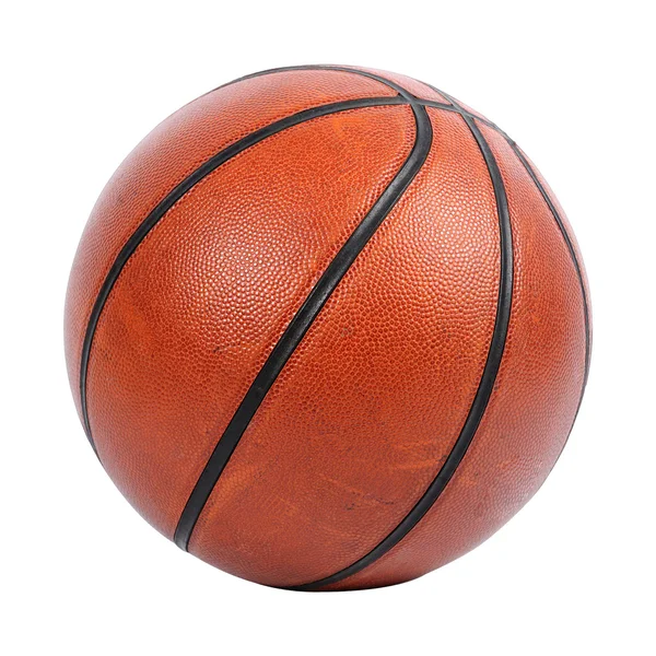 Bola de basquete em branco — Fotografia de Stock