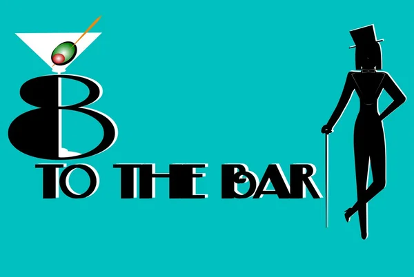 8 para o bar — Fotografia de Stock