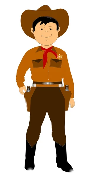 A város új sherriff — Stock Vector