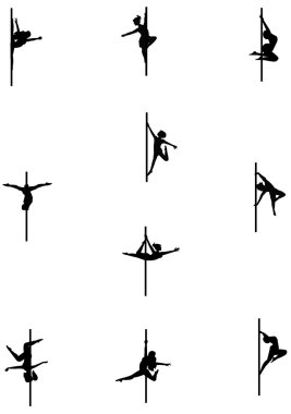 Kutup dansçılar seti