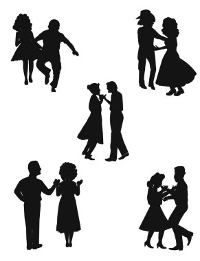 Siluet Meydanı dansçılar