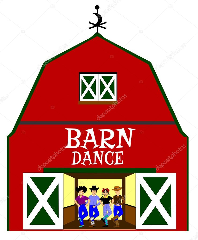 Barn dance with dancers