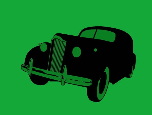 Imagen Vectorial Estilizada Coche Retro Imagen Vectorial Para Ilustraciones — Vector de stock