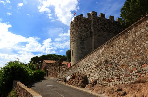 Medieval castle museum in Cannes, France — Stock Photo, Image