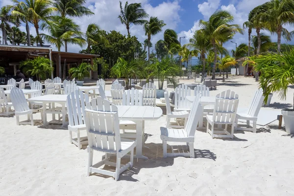 Restaurang på stranden — Stockfoto