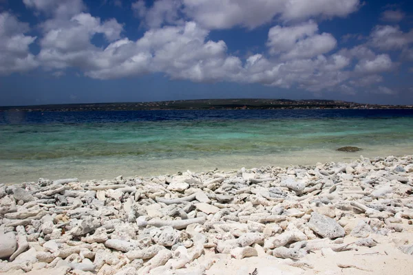 Sem nome ilha em Bonaire, costa do Caribe — Fotografia de Stock