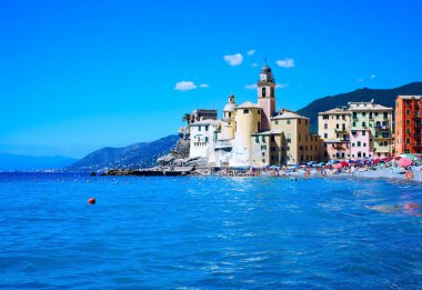                          Liguria 'nın Camogli köyü - Genoa ili 