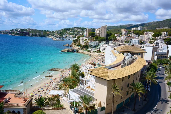 Cala Mayor Beach Resorts Palma Mallorca Spain — Stock Photo, Image