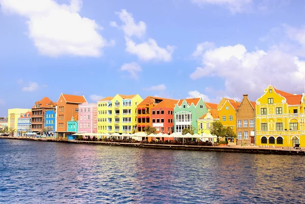 Centrum Města Willemstad Curacao Abc Nizozemsko — Stock fotografie