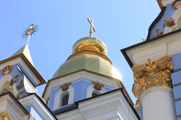 Chefes da Catedral de São Miguel em Kiev, Ucrânia — Fotografia de Stock