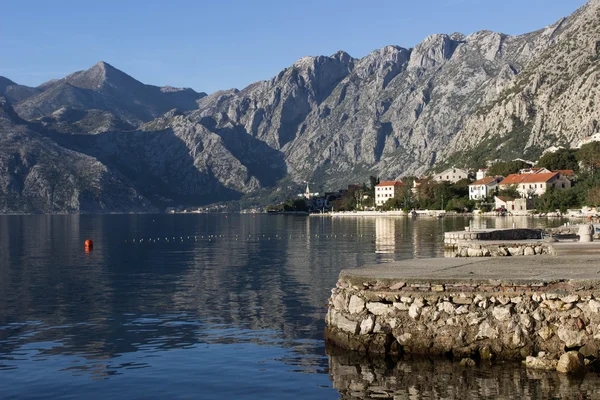 Baai van Kotor — Stockfoto