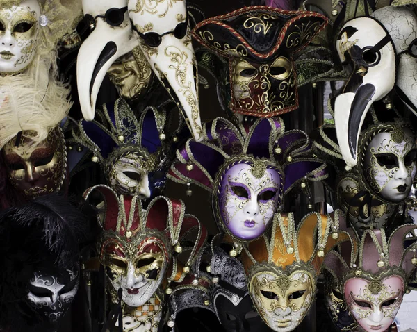 Máscaras de carnaval para o carnaval de Veneza — Fotografia de Stock
