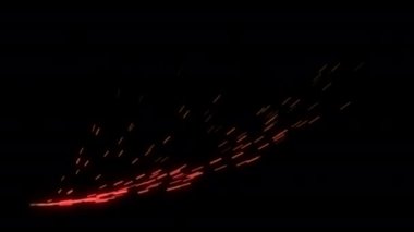 Gerçekçi kaynak ateşi soldan sağa doğru dağılıyor. Bu CGI ögesi siyah arkaplanda izole edilmiştir. Bu klip 4K 24fps içerisinde oluşturulur.