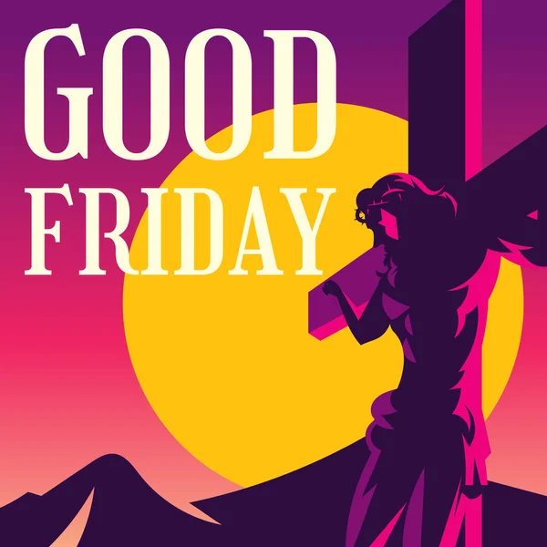 Good Friday Silhouette of Jesus