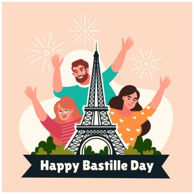 Düz Tarzlı Bastille Gününüz kutlu olsun.