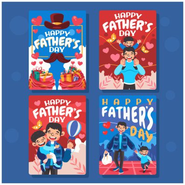 Oğlu için Baba Sevgisi Kartı. Babalar Günü, babalığın ve babalık bağlarının yanı sıra babaların toplum üzerindeki etkisinin onurlandırıldığı bir bayramdır..