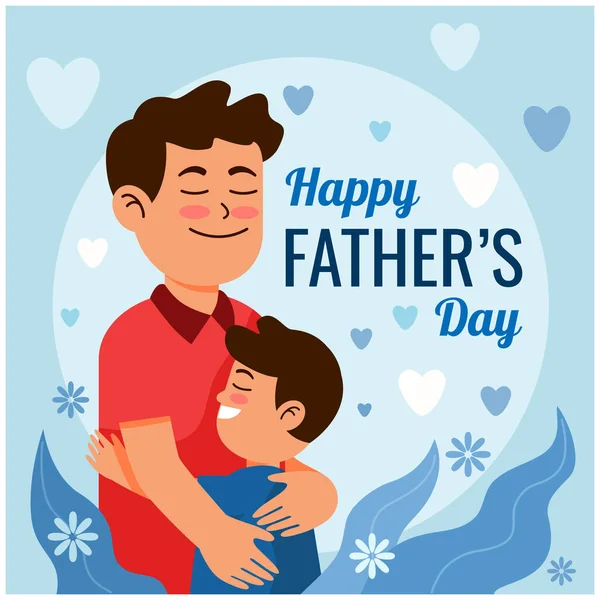 Baba ve Oğul Babalar Günü 'nü kutlayın.