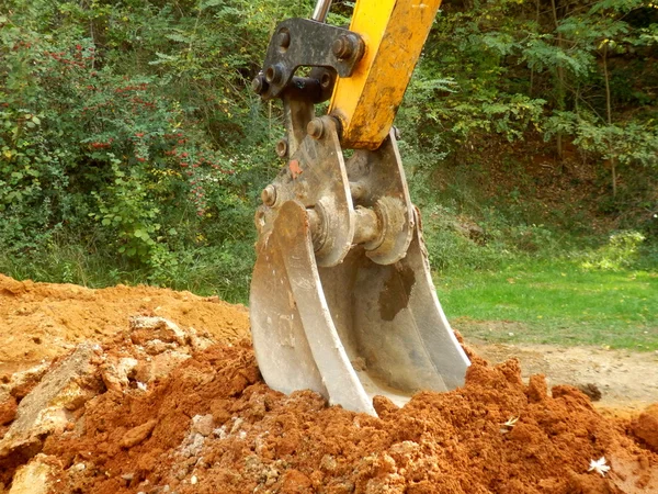 残りの部分での掘削機 — ストック写真