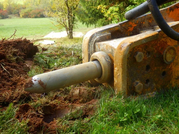 Hydraulický zvedák kladivo — Stock fotografie