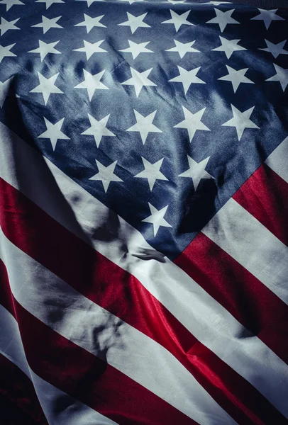 Fechar Foto Bandeira Dos Estados Unidos América — Fotografia de Stock