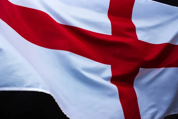 Primer Plano Bandera Nacional Inglaterra —  Fotos de Stock