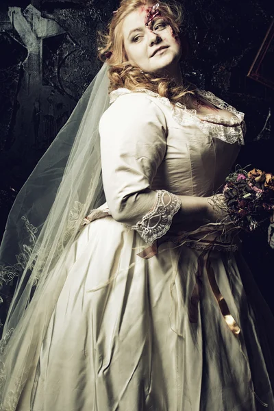 Undead bride — Stock Photo, Image