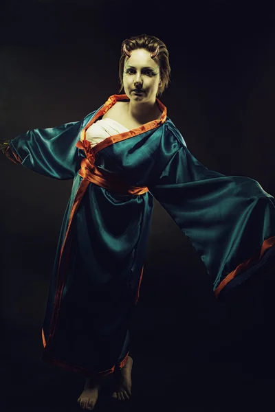 Demonio en kimono —  Fotos de Stock