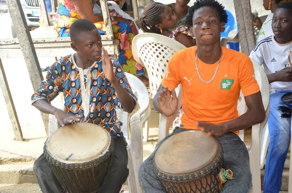 Percusionistas — Foto de Stock