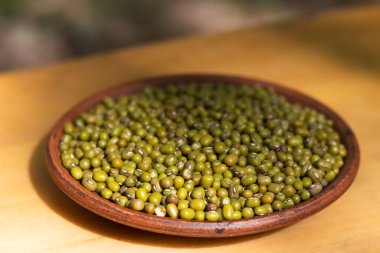 Mung fasülyesi Asya 'ya özgü bir baklagildir, küçük yeşil bezelye fasulyesi. Asya 'da, yüzyıllardır, kalın çorbalar ve baharatlı güçlü aromatik tahıllar pişirilmiştir..