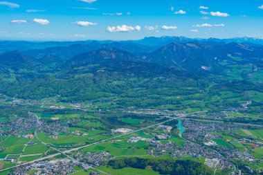 Avusturya 'daki Salzburgerland Panorama Manzarası