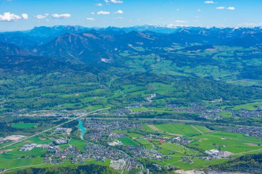 Avusturya 'daki Salzburgerland Panorama Manzarası